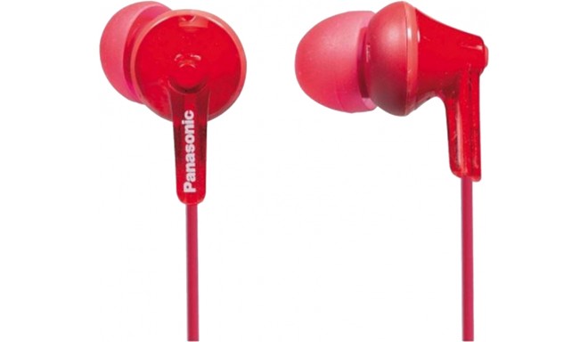 Panasonic earphones RP-HJE125E-R, red