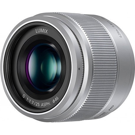 Panasonic Lumix G 25mm f/1.7 ASPH. objektiiv, hõbedane