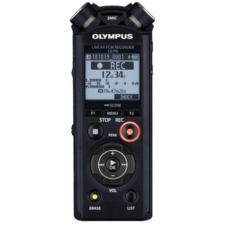 Olympus диктофон LS-P4 Linear PCM, черный