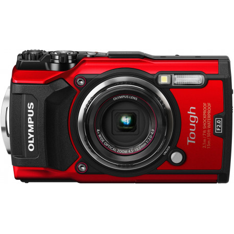 Olympus Tough TG-5, красный + футляр