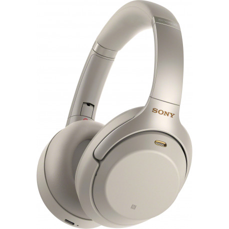 Sony беспроводные наушники + микрофон WH1000XM3, серебряный