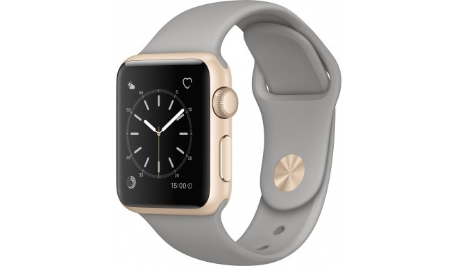 Apple Watch Series 2 38mm Sport Band, gold/concrete