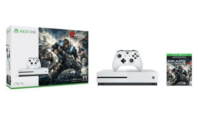 CONSOLE XBOX ONE S 1TB WHITE/GAME GEARS OF WAR 4 MICROSOFT
