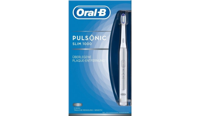 Braun elektriline hambahari Oral-B Pulsonic Slim 1000, hõbedane