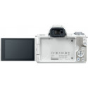 Canon EOS M50 + Tamron 18-200mm VC, valge/hõbedane