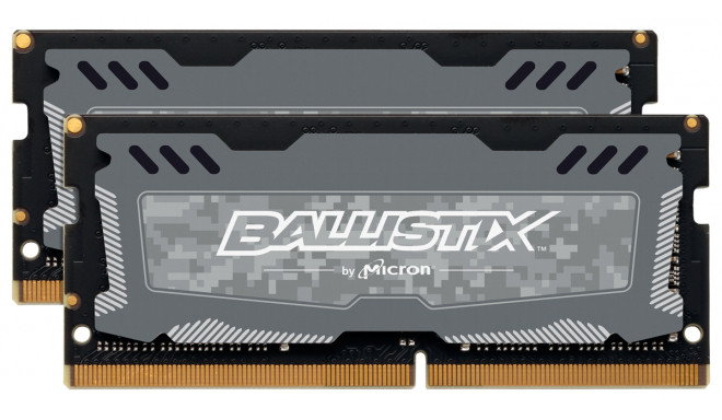 Ballistix RAM Sport LT 16GB Kit DDR4 8GBx2 2400 SODIMM 260pin grey