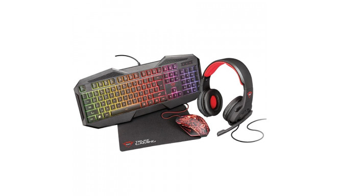 Trust keyboard + mouse + mousepad + headset 4in1 GXT 788 (RUS)