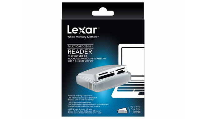 LEXAR CARDREADER - MULTI-CARD 25 IN 1 (USB 3.0)