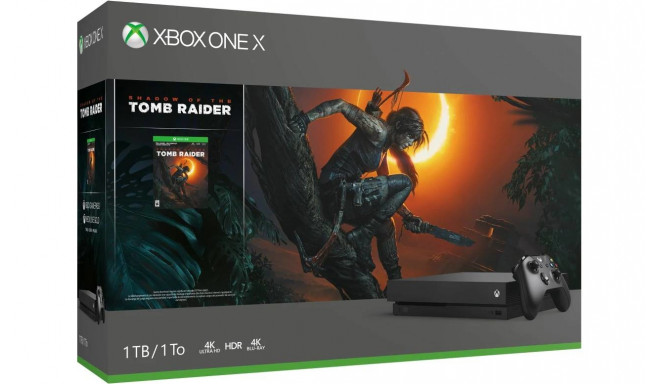 Microsoft Xbox One X 1TB black + Shadow of the Tomb Raider