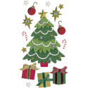 Heyda self-adhesive label Christmas Tree