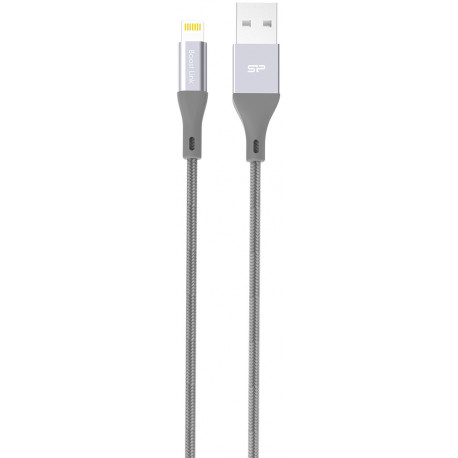 Silicon Power kabelis Lightning Boost Link 1m, pelēks