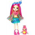 Enchantimals doll Peeki Parrot & Sheeny (FJJ21)