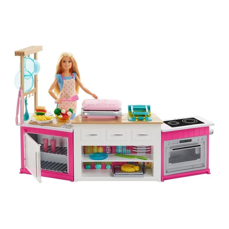 Mattel Barbie Cooking Baking Deluxe Kitchen Playset Doll Dolls Photopoint.lv