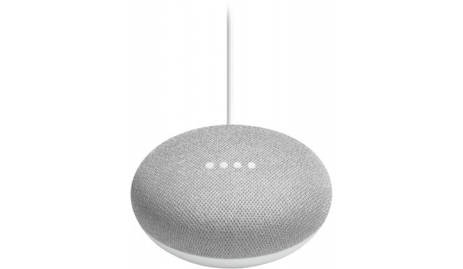 Google Home Mini UK viedais skaļrunis, krīta krāsā