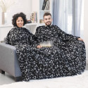 Snug Snug twin blanket Big Twin Double Symbols, black