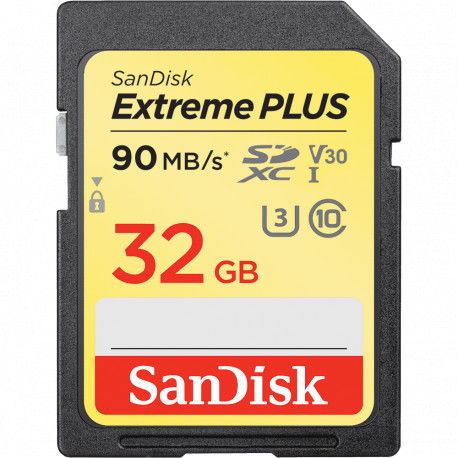 SanDisk mälukaart SDHC 32GB Extreme Plus 90MB/s V30