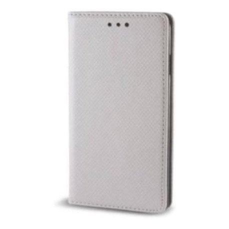 Mocco kaitseümbris Smart Magnet Book Huawei Y6 II, hõbedane
