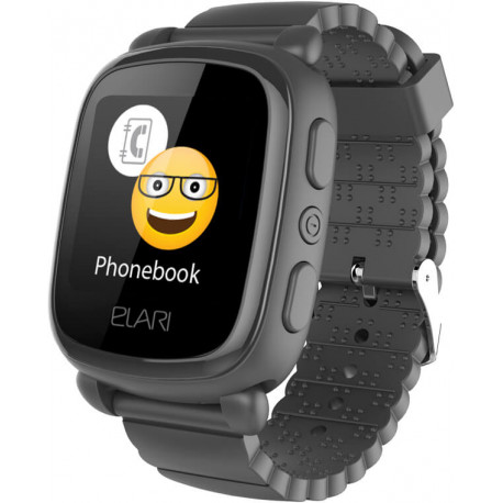 Детские смарчасы Elari KidPhone 2, черные