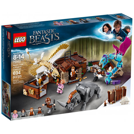LEGO Fantastic Beasts rotaļu klucīši Tritona maģisko būtņu čemodāns (75952)