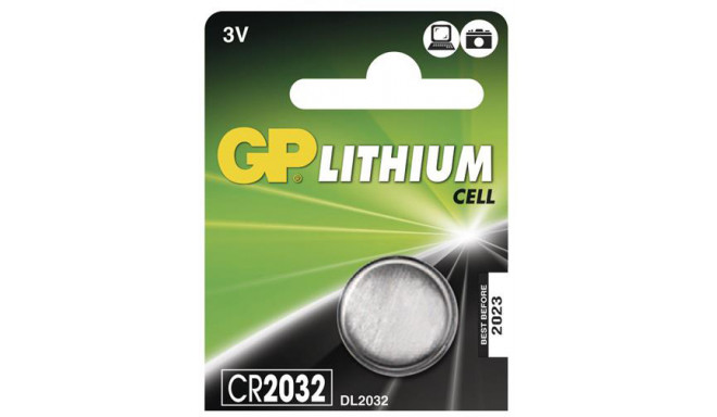 GP Lighting baterija CR2032 1gb.