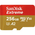 SanDisk mälukaart microSDXC 256GB Extreme V30 A2