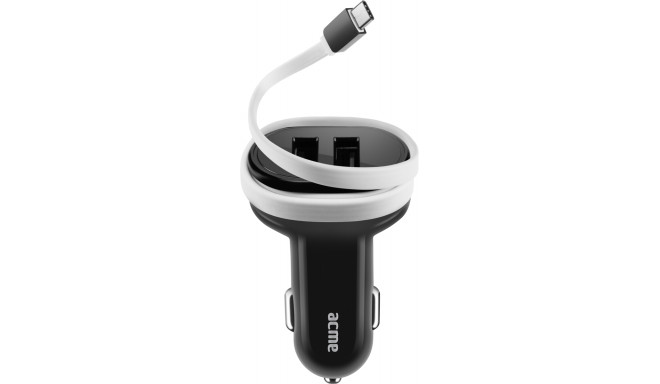 ACME CH107 2-ports USB Type-C Car charger 3.1A