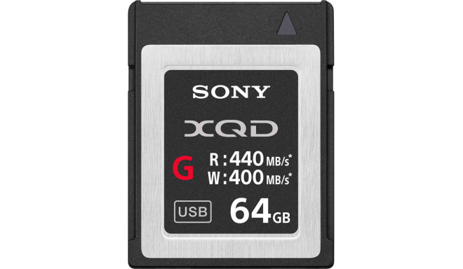 Карта памяти Sony XQD G 64ГБ 440/400МБ/с