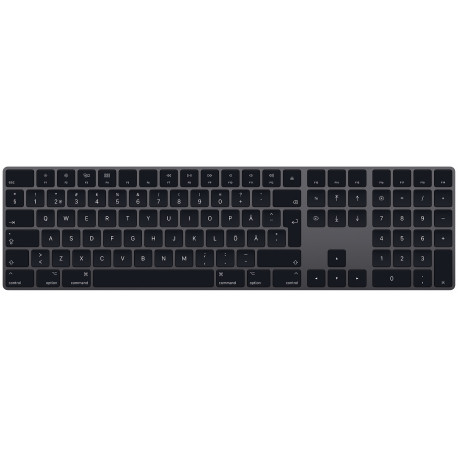 Apple klaviatuur + numbriklaviatuur Magic Keyboard SWE, space grey