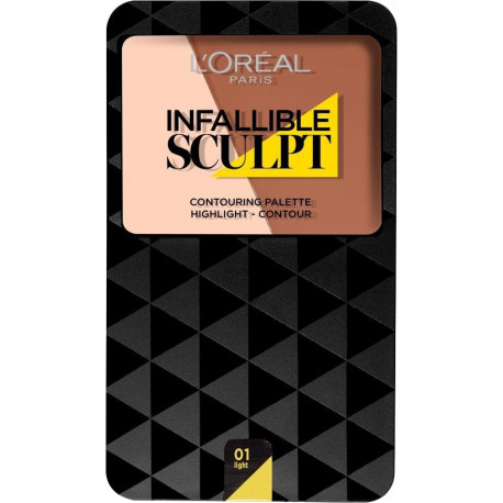 L´Oreal Paris kontuurimispalett Infallible Sculpt 01 Light/Medium