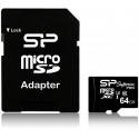 Silicon Power mälukaart microSDXC 64GB Superior Pro U3 + adapter