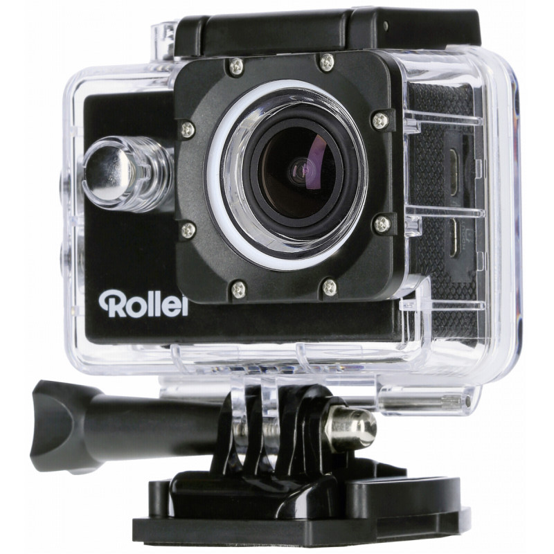 Rollei Actioncam One - The New 60FPS 4K Action Camera 5 m Waterproof,  Without Cover, 30 m with Housing and Comprehensive Accessories