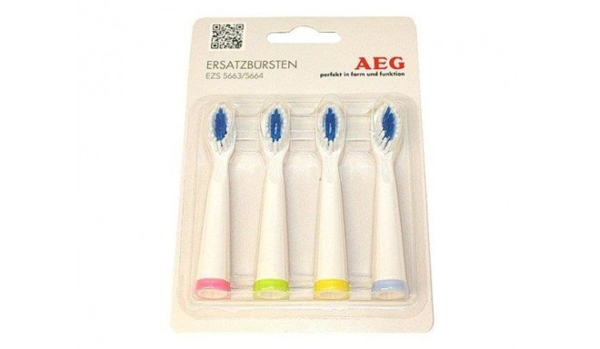 AEG 599987 toothbrush head 4 pc(s) White