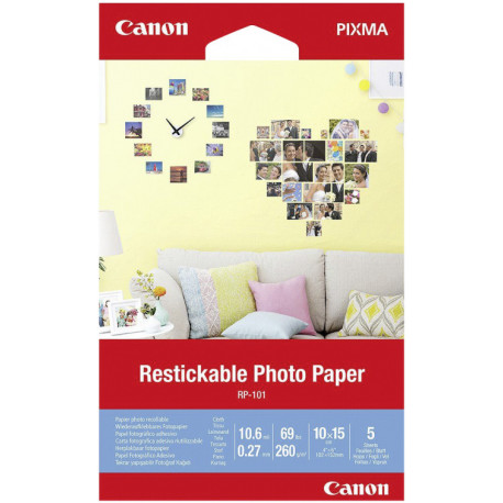 Canon fotopapīrs Restickable RP-101 10x15cm 5 lapas