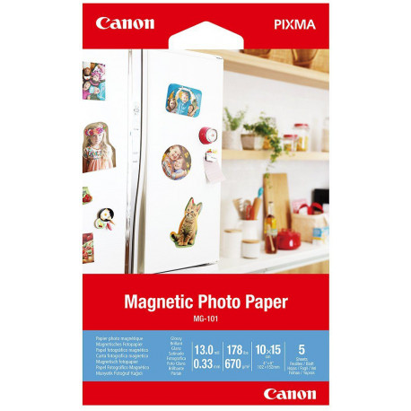 Canon fotopaber Magnetic MG-101 10x15cm 5 lehte