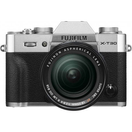Fujifilm X-T30 + 18-55мм Kit, серебристый