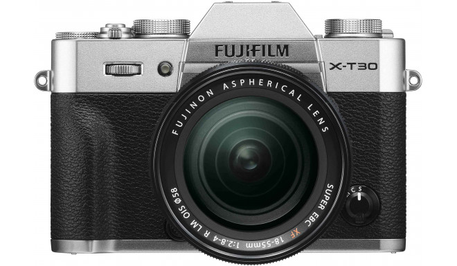 Fujifilm X-T30 + 18-55mm Kit, sudrabots