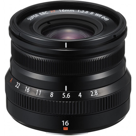 Fujifilm XF 16mm f/2.8 R WR objektiiv, must