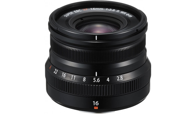 Fujifilm Fujinon XF 16мм f/2.8 R WR объектив, черный