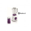Blender Philips HR2163 White/Purple, 600 W, P