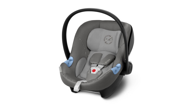 Baby seat car Cybex AtonM 2018 Manhattan Grey 518000065 (ISOFIX, Seat belts; 0 - 13 kg; gray color)