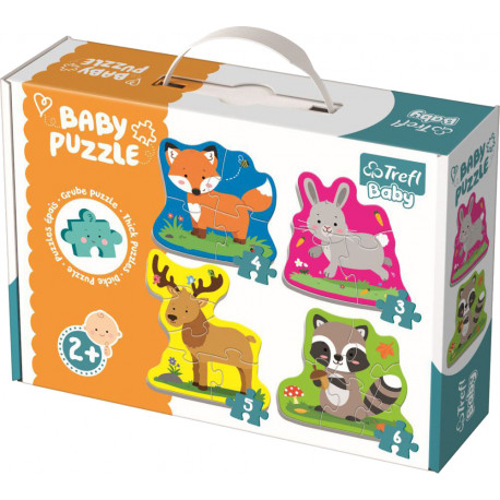 Trefl baby puzzle Forest Animals 4in1