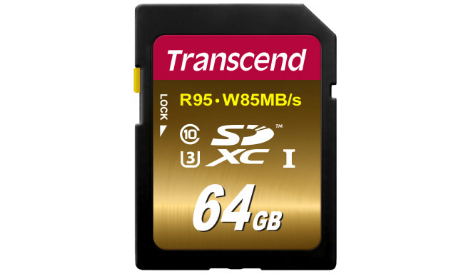 Карта памяти sdxc 64 гб transcend