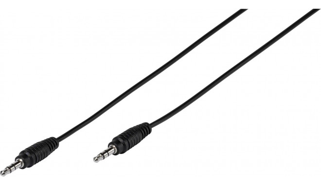 Vivanco cable 3.5mm - 3.5mm 1m, black (35810)