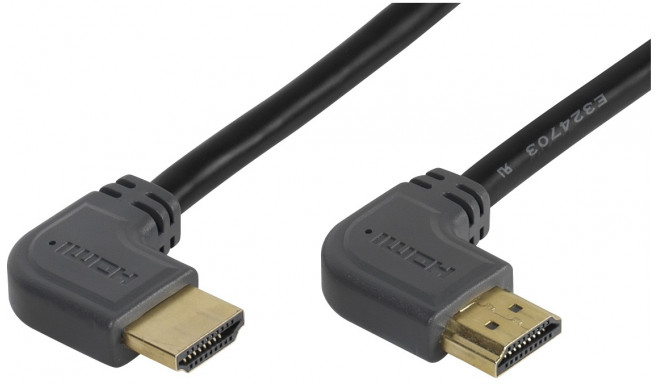 Кабель Vivanco HDMI-HDMI 1,5м угол (47106)