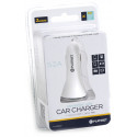 Platinet car charger + cable 3xUSB 5200mA, white (43722)