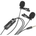 Boya microphone BY-M1DM Dual Lavalier