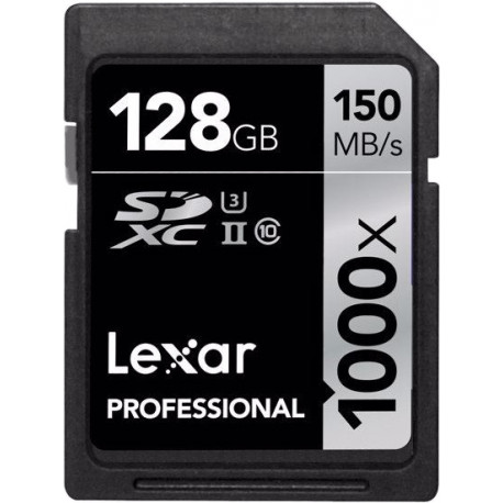 Lexar memory card SDXC 128GB Pro 1000x UHS-II U3 V60
