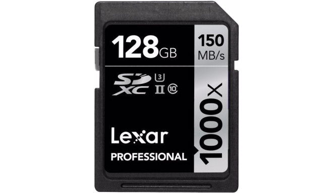 Lexar atmiņas karte SDXC 128GB Pro 1000x UHS-II U3 V60