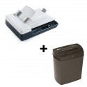 Network scanner Avision AV620N + ProfiOffice crosscut shredder EC7CC