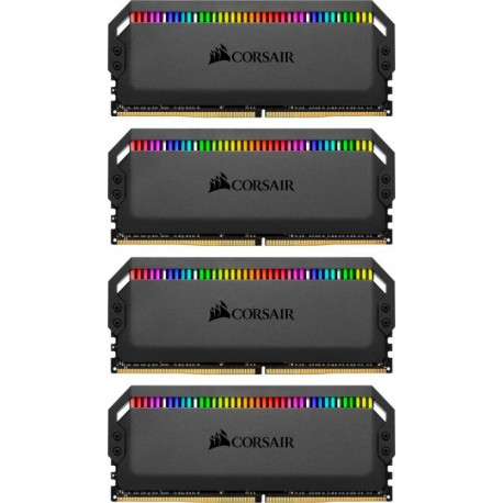 Corsair DDR4 32 GB 3200-CL16 - Quad-Kit - Dominator Platinum RGB Black